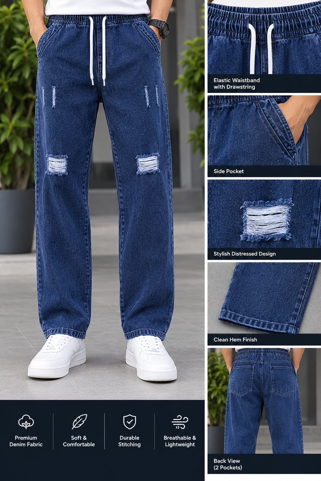 Denim Baggy Pant